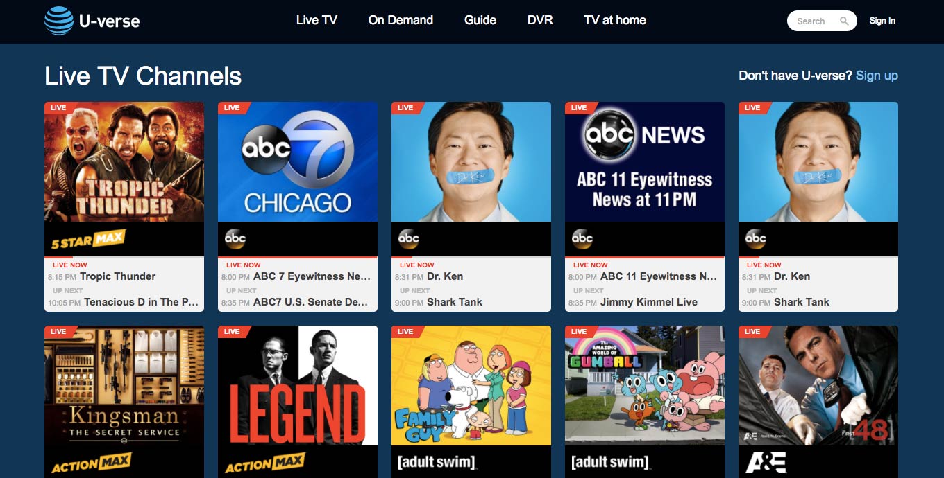 U-verse background